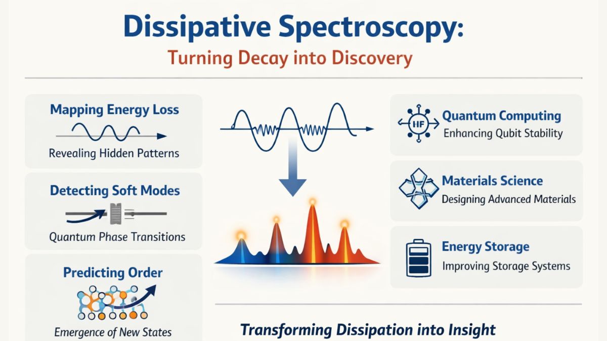 Dissipative Spectroscopy For Future Quantum Technologies