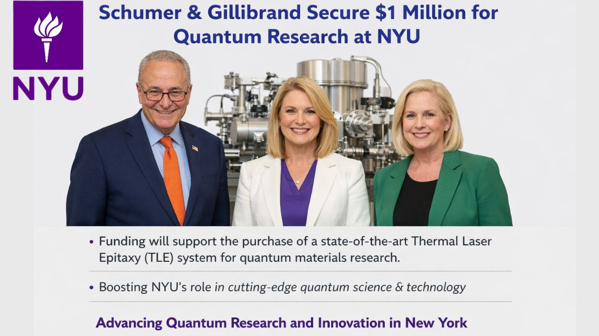 New York University News: $1M Grant for Quantum Research