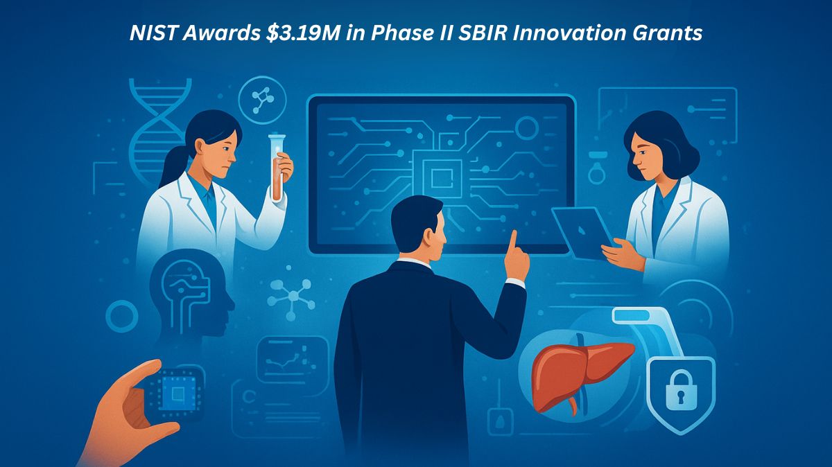 SBIR Program News Today: NIST Awards $3.19M Phase II grant