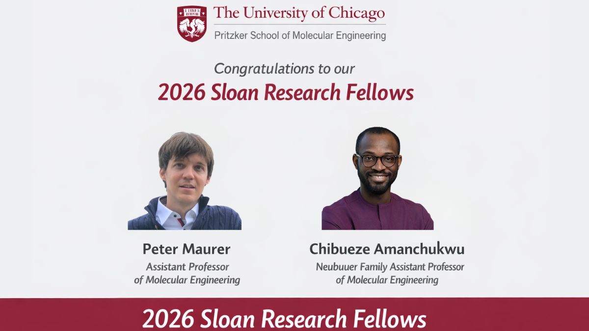 Two UChicago PME researchers receive Sloan Fellowship Award