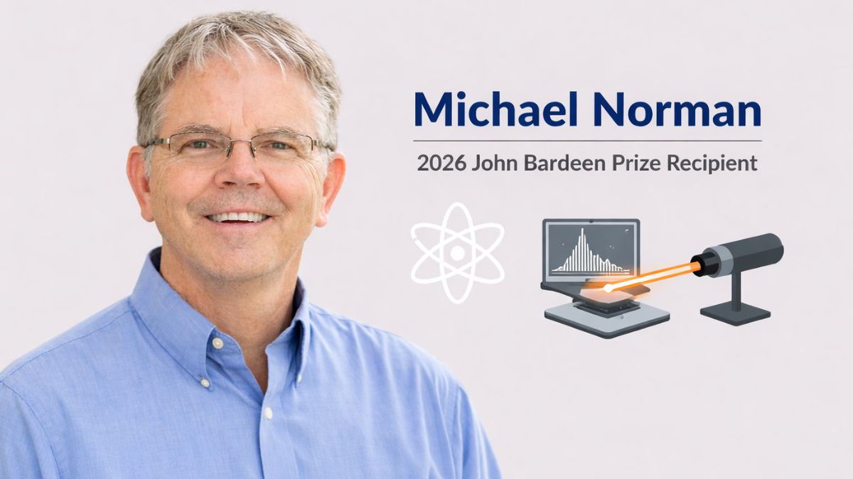 Argonne News: Michael Norman Wins 2026 John Bardeen Prize