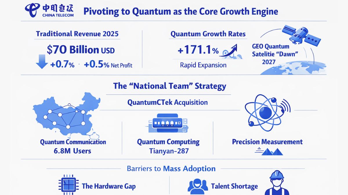 China Telecom News: Adopts Quantum Technology For Growth
