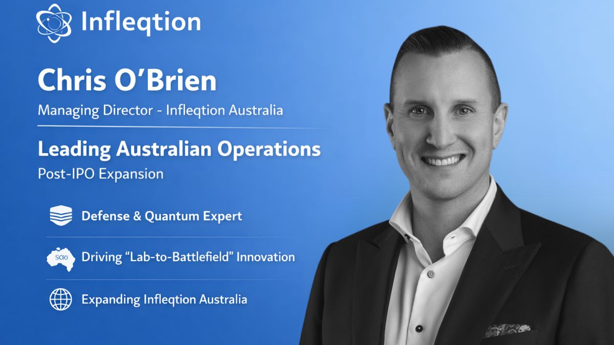 Chris O Brien Appointed as MD at Infleqtion Australia