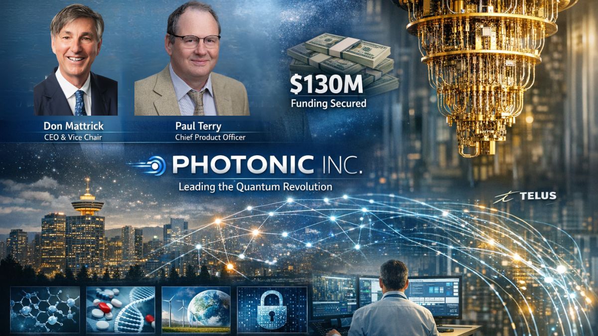 Photonic Inc Quantum funding reaches $130M to scale Quantum