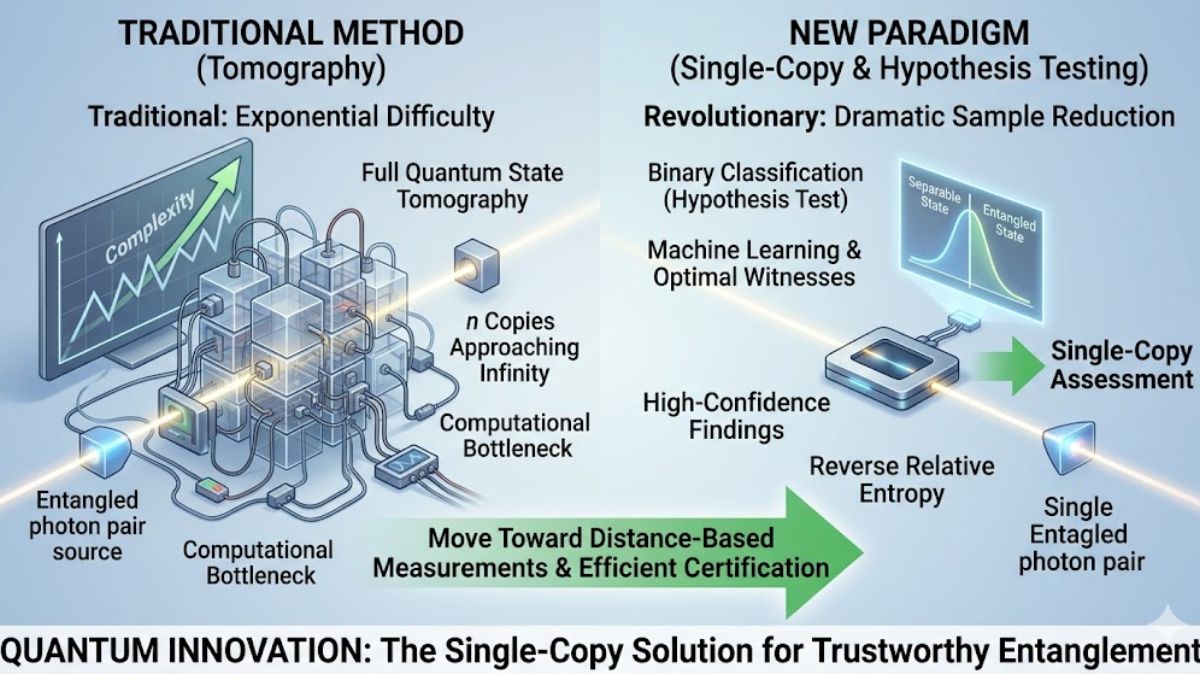 Quantum Hypothesis Testing for Entangled State Measurement