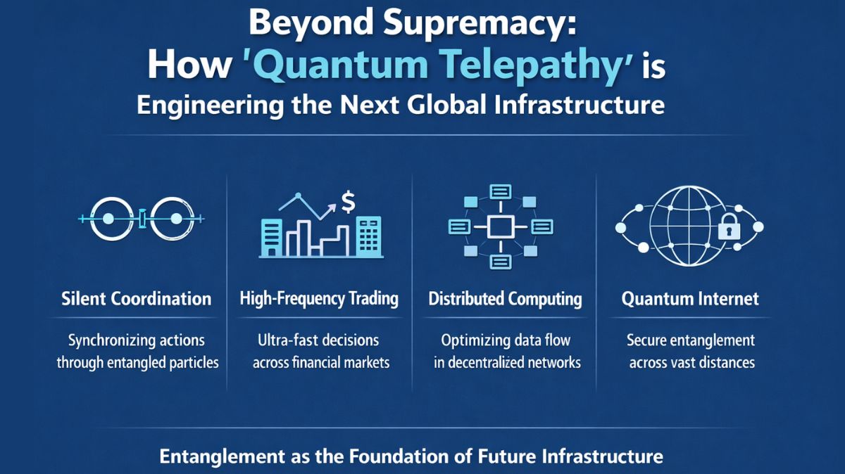 Quantum Telepathy: The Future Beyond Quantum Supremacy