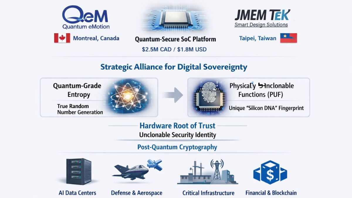 JMEM Tek & Quantum eMotion Corp Launch $2.5M  Project