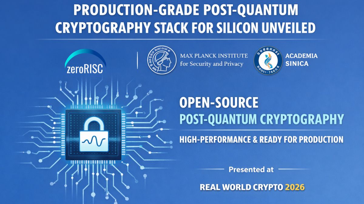 ZeroRISC unveils open-source post-quantum cryptography stack