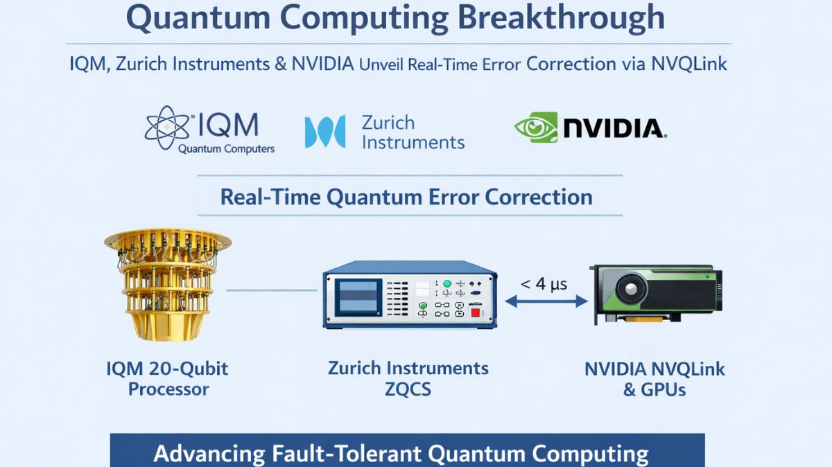 IQM and Zurich Instruments Quantum Launch Real-Time QEC