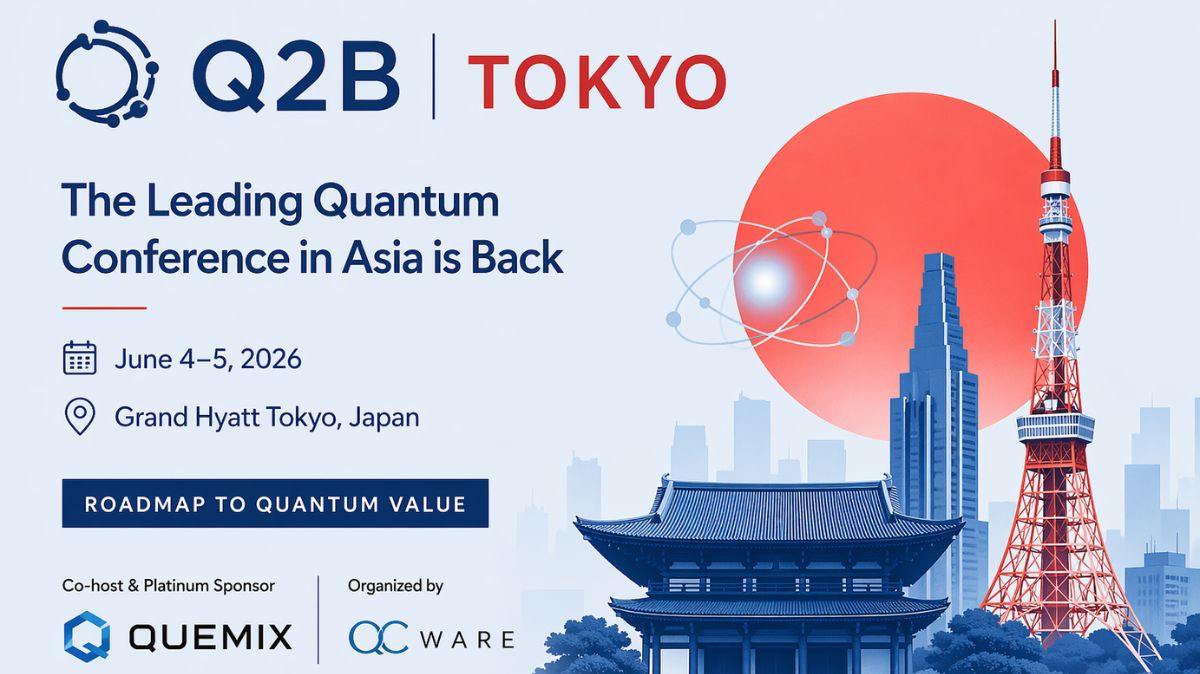 QC Ware 5th Quantum Q2B Tokyo 2026 Dates Announced