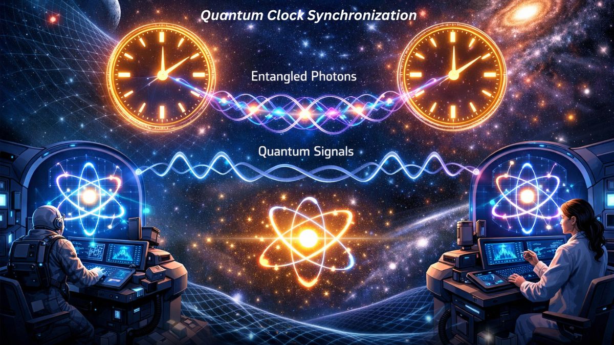 Quantum Clock Synchronization QCS Improves Global Timing