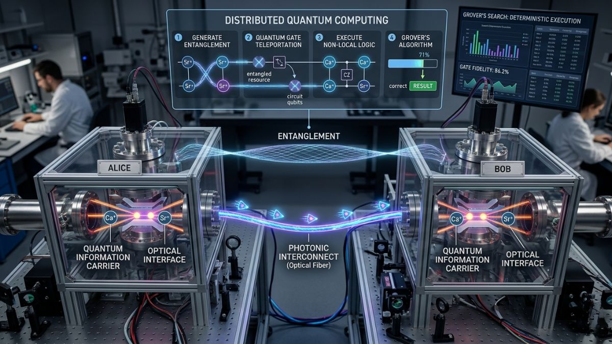 The Photonic Architecture for Distributed Quantum Computing