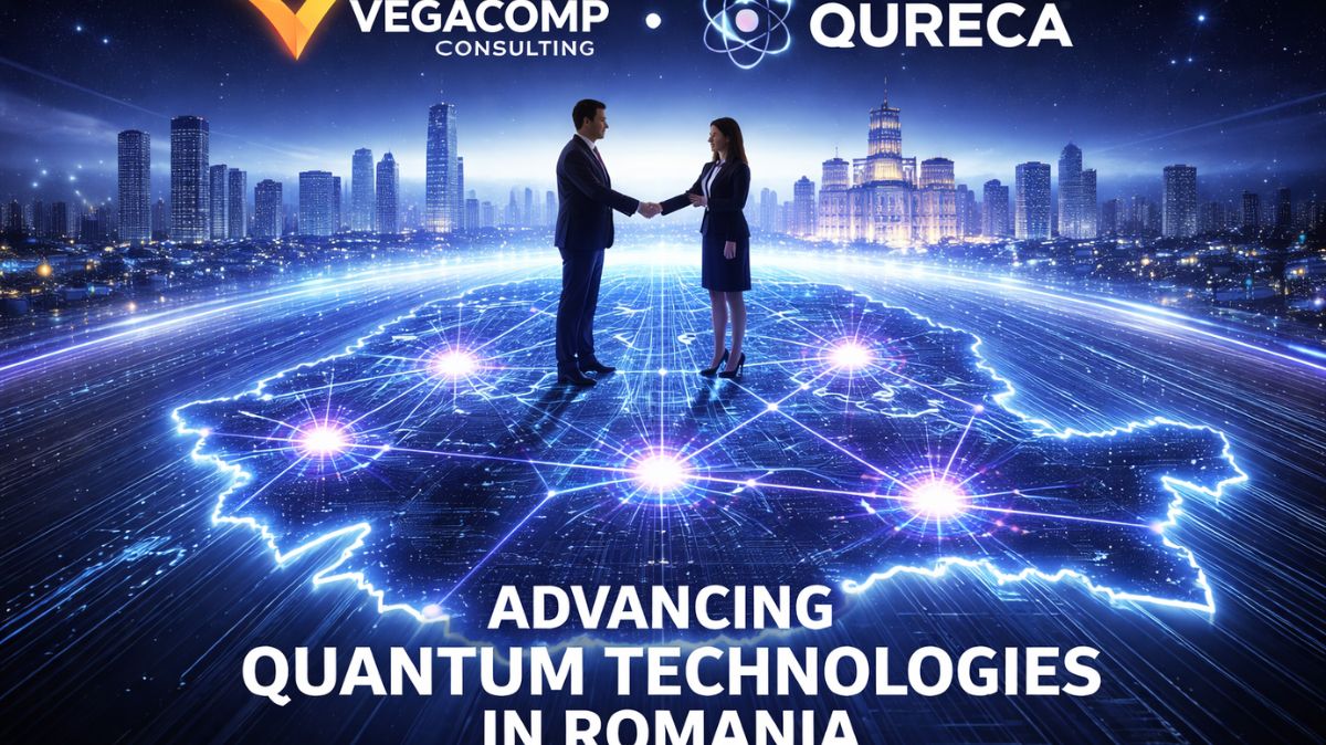 Vegacomp consulting with QURECA in Romania quantum future